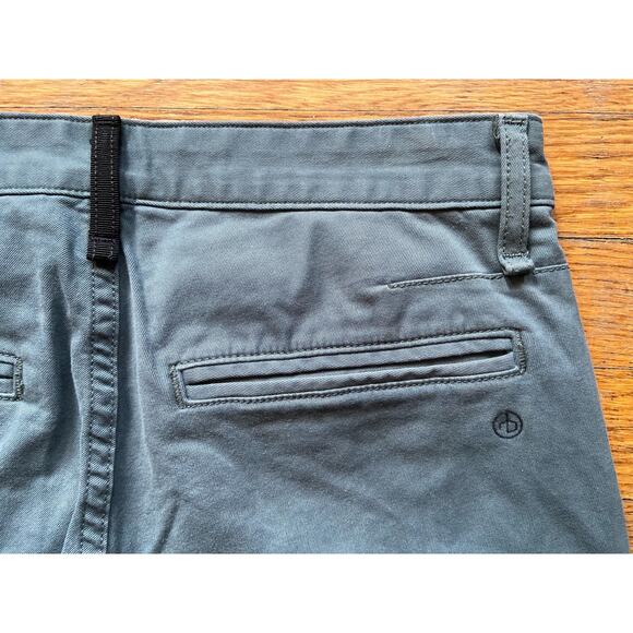 RAG & BONE Fatigue Green Flat Front Tapered Chinos Mens sz 30 - Picture 10 of 15
